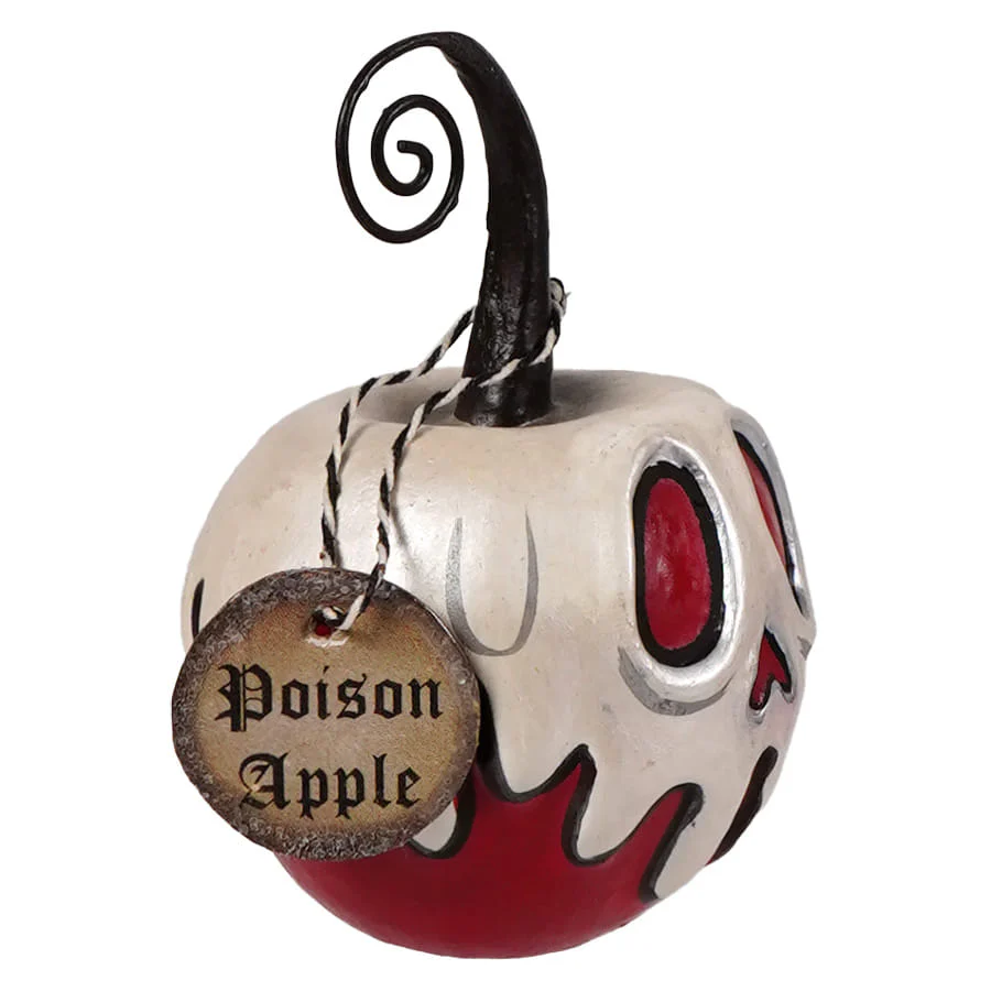 Mini Red Apple With White Poison Ornament - Image 2