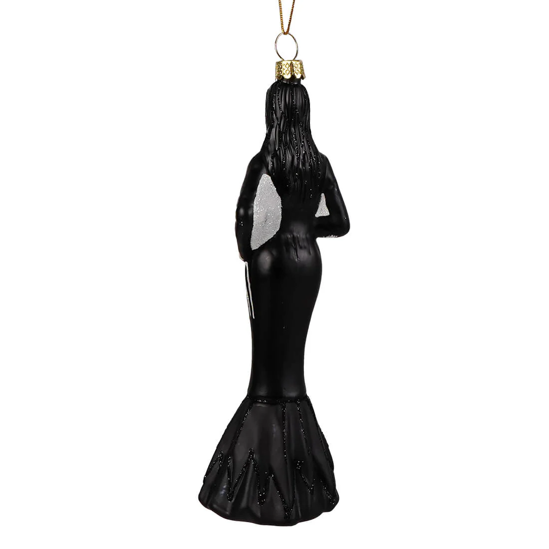 Morticia Addams Glass Ornament - Image 2