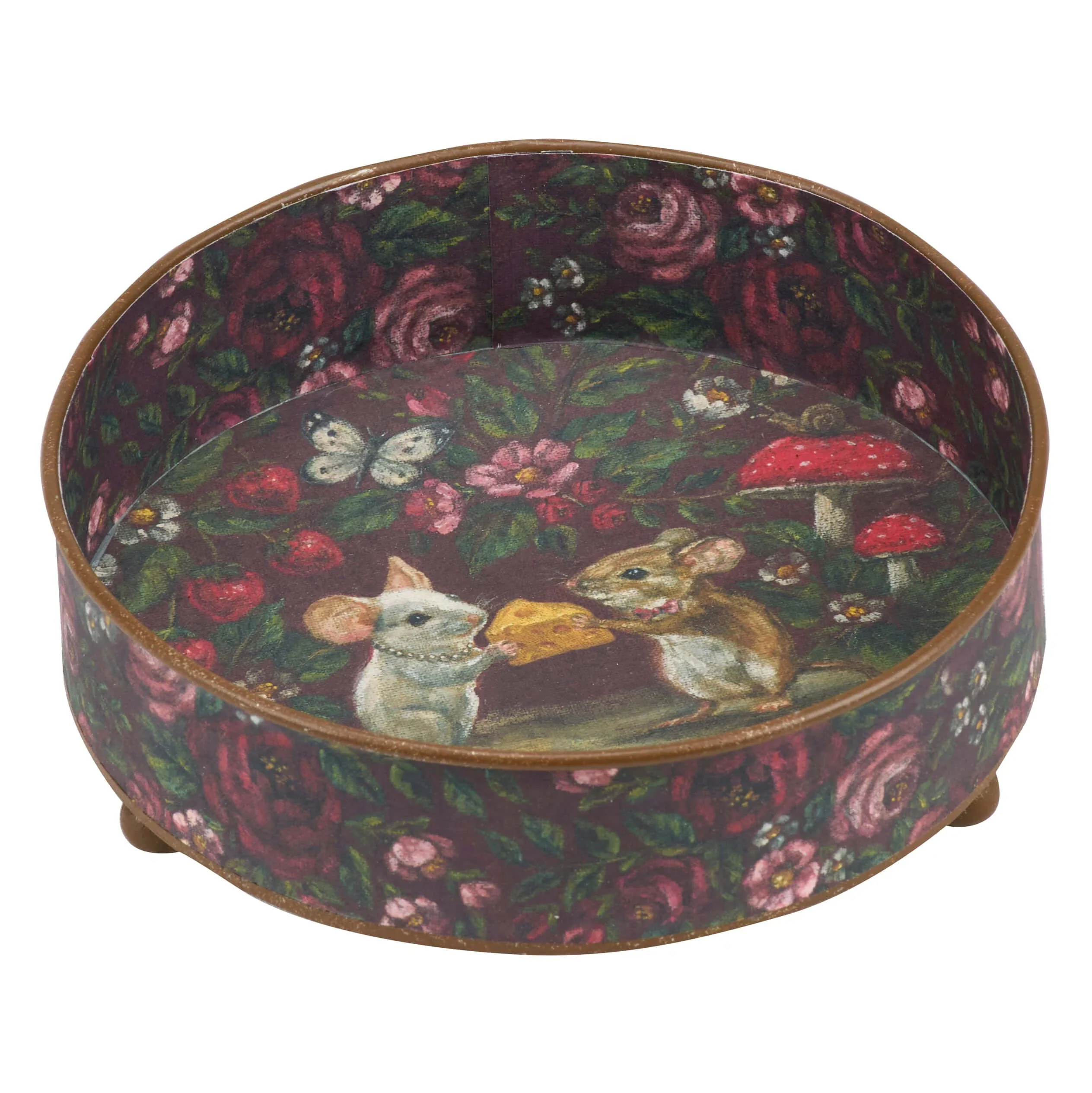 Mouse Love Footed Vanity Tray
