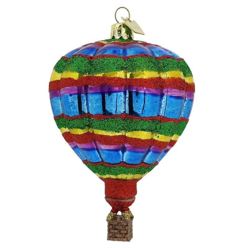 Noble Gems™ Multi-Colored Stripe Hot Air Balloon Ornament