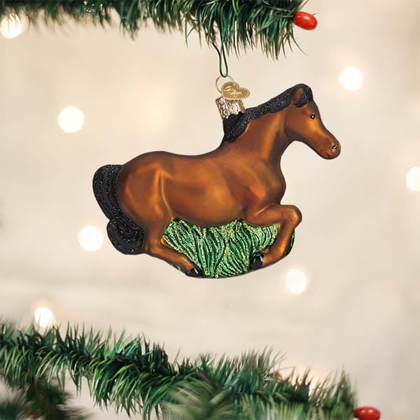 Mustang Brown And Black Ornament - Image 2
