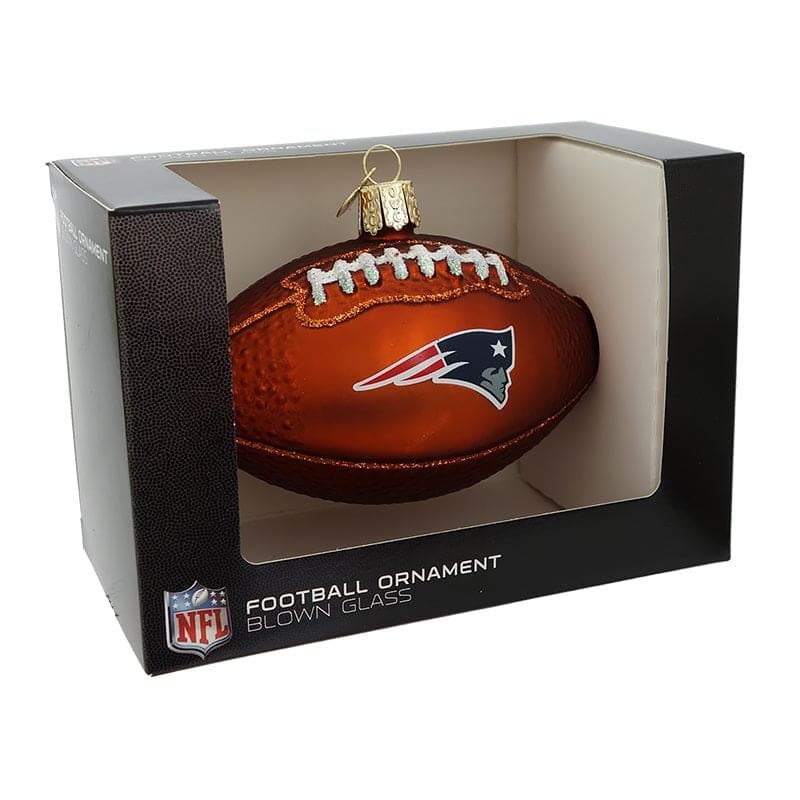 New England Patriots Football Ornament - Image 2