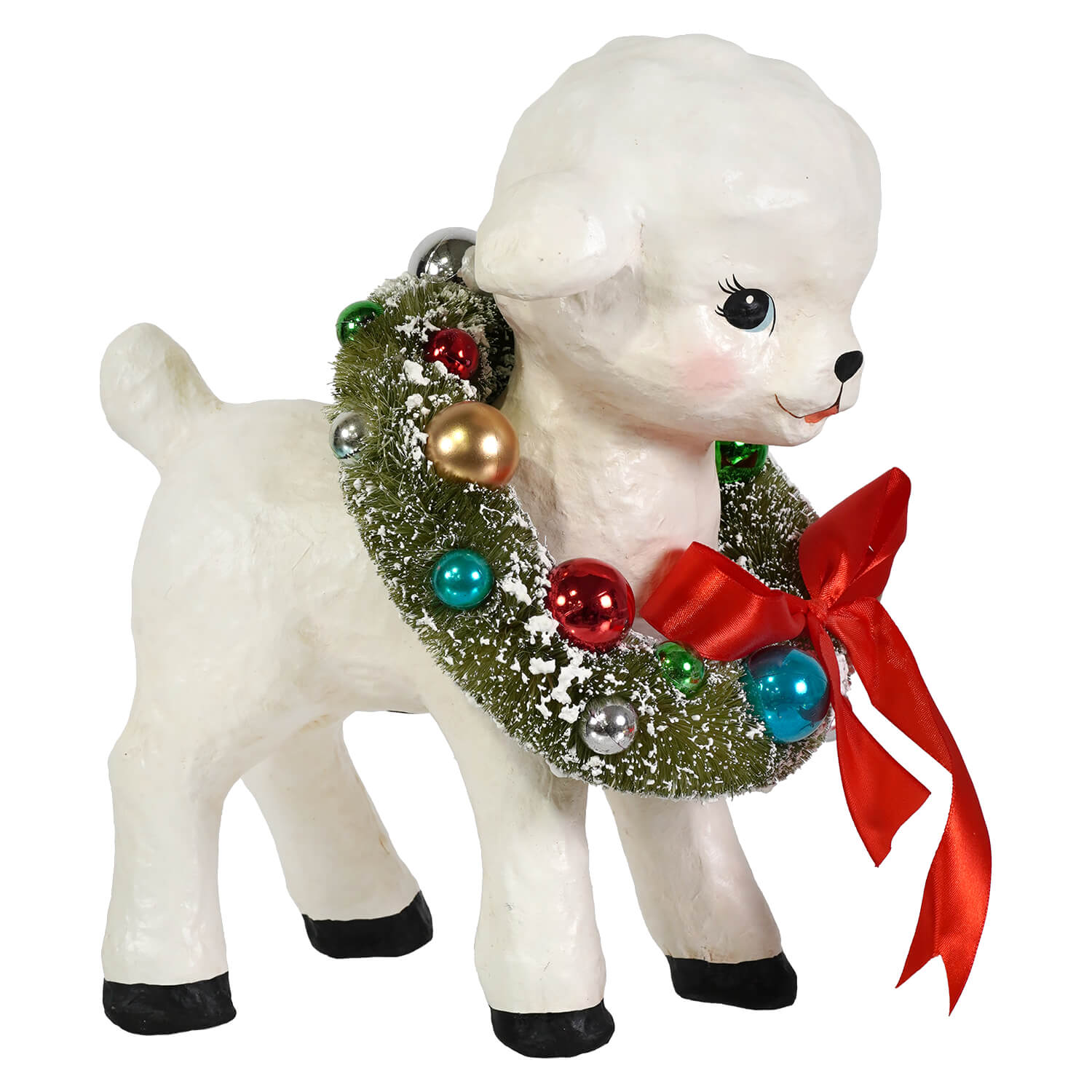 Noelle Lamb With Wreath - Image 2