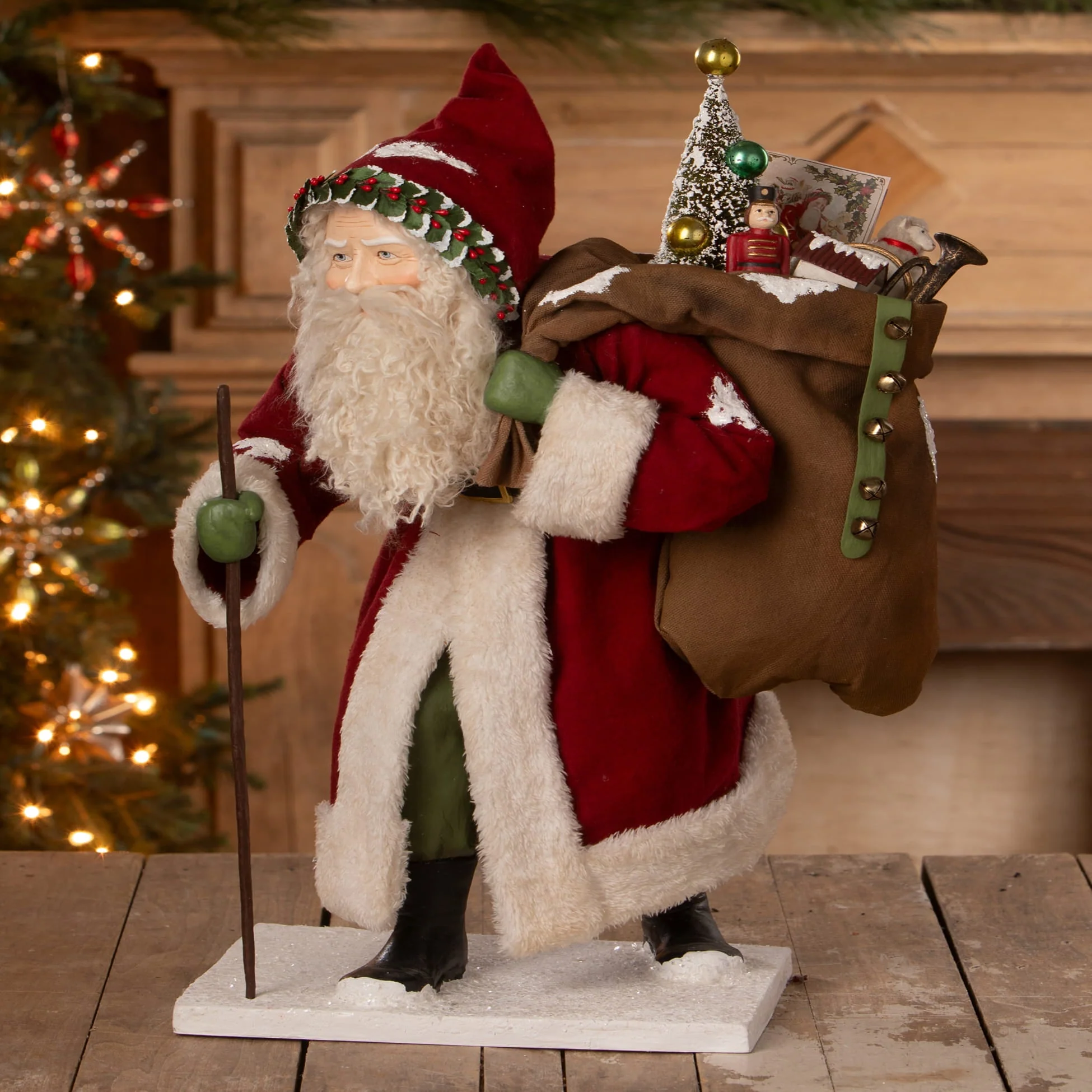 Old St. Nick With Bag Of Toys