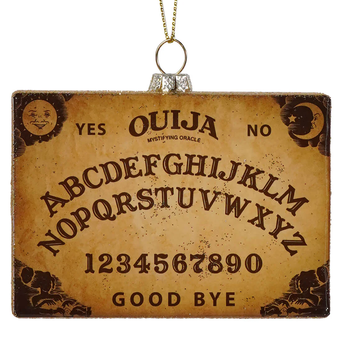 Ouija Board Glass Ornament