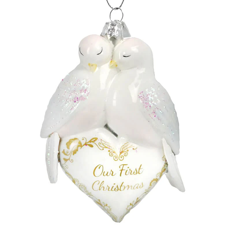 Our First Christmas Doves Ornament