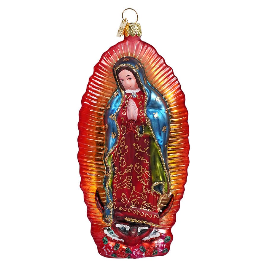 Noble Gems™ Glass Our Lady Of Guadalupe Ornament