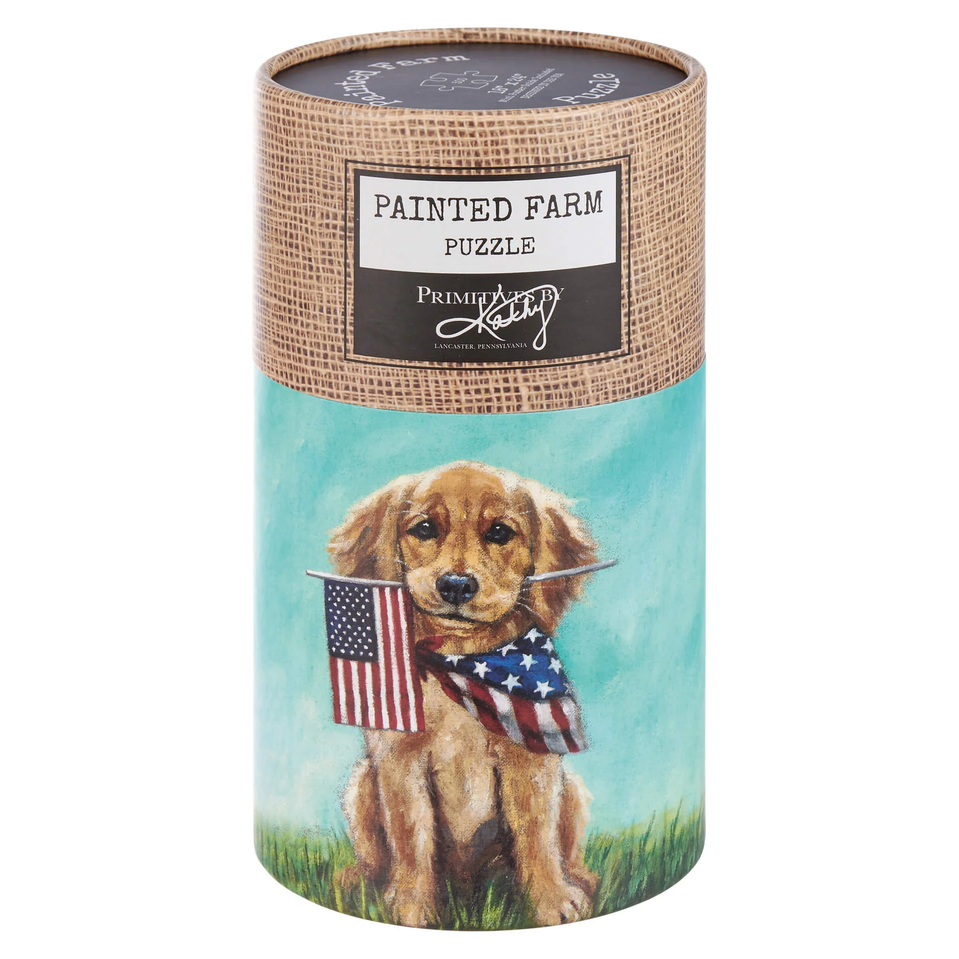 Painted Farm 500 Piece Golden Puppy Puzzle - Image 2