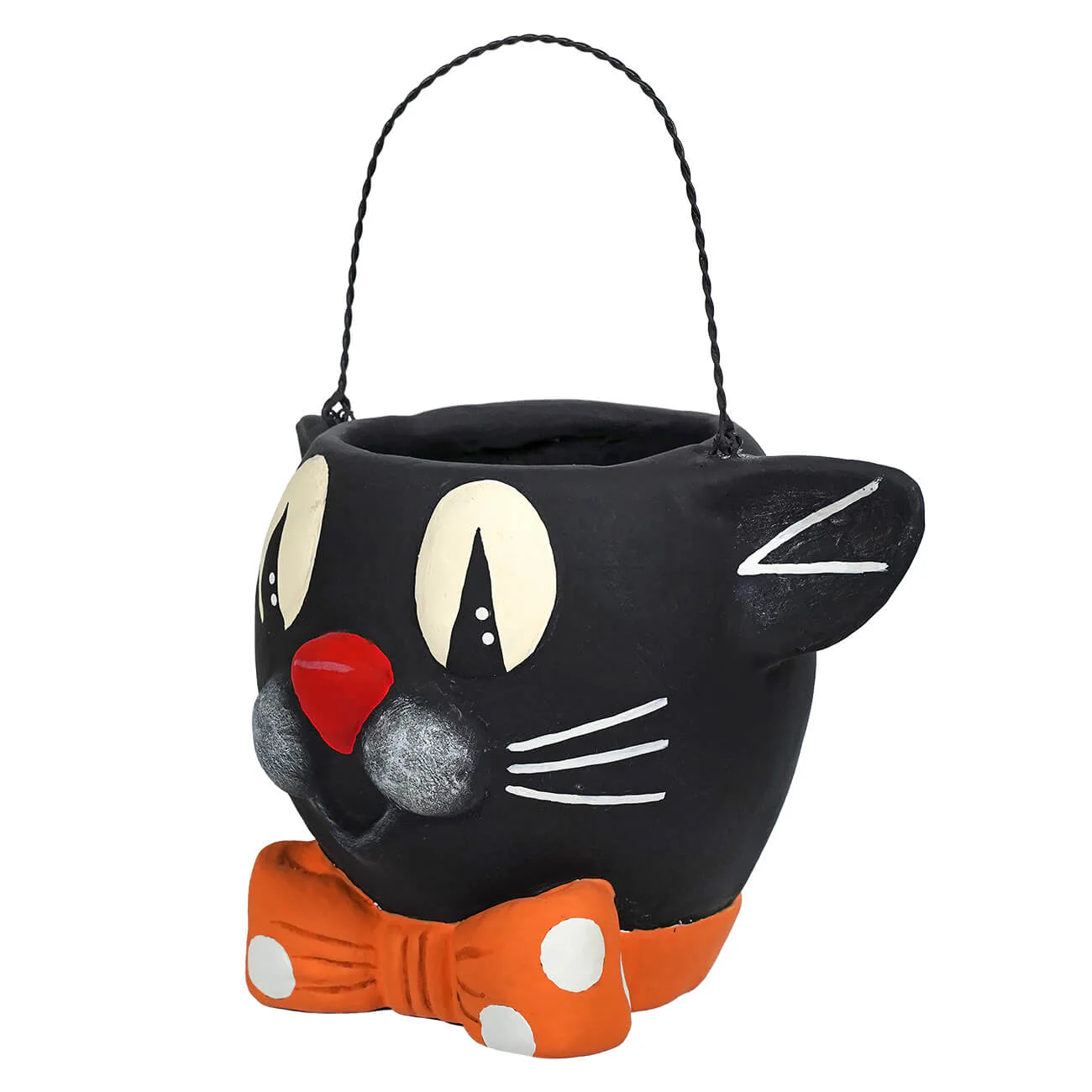 Paper Mache Cat Bucket - Image 2