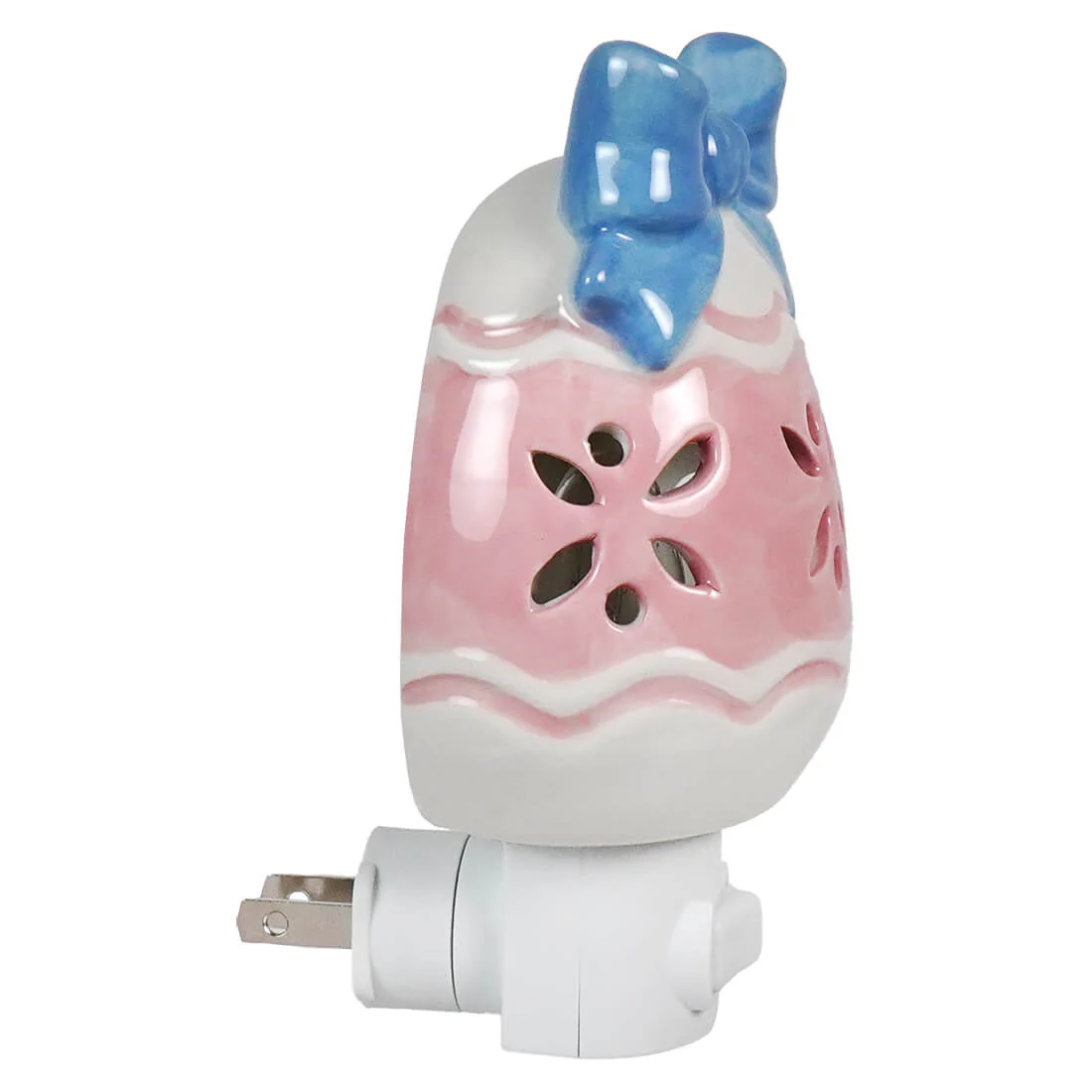 Pastel Colored Easter Egg Night Light With Blue Bow - Image 2