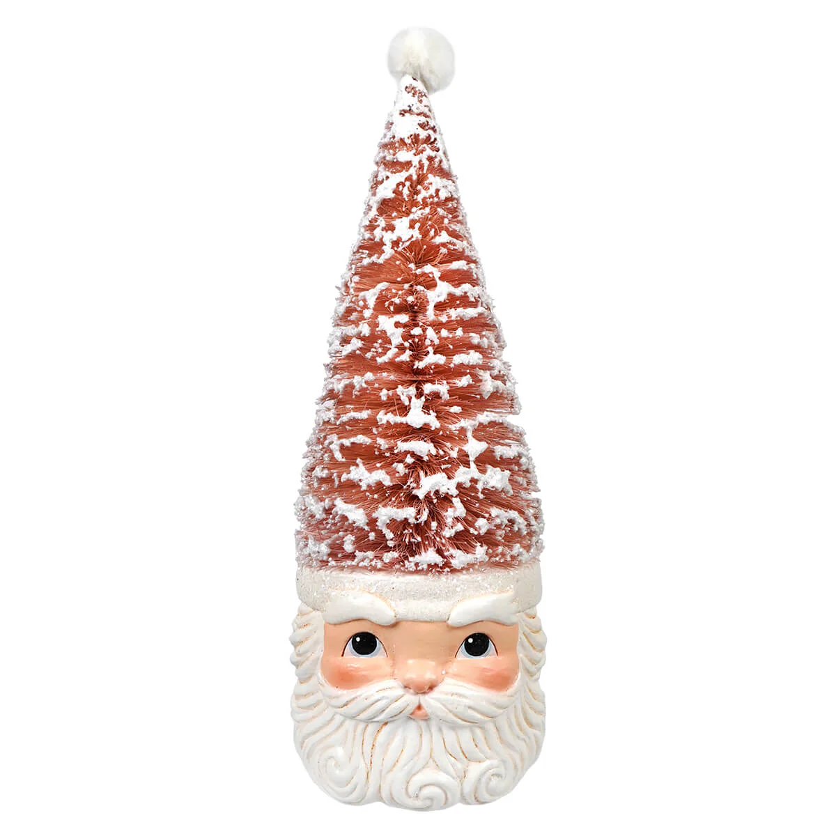 Pastel Pink Tree Santa