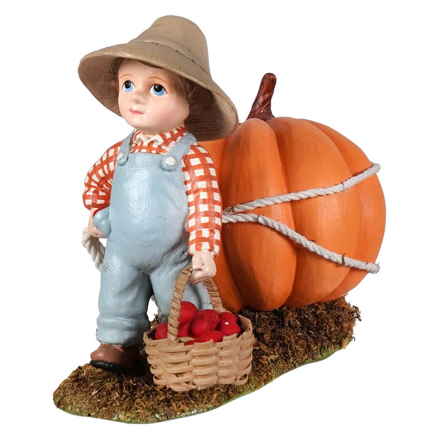 Paulie Pulling Pumpkin