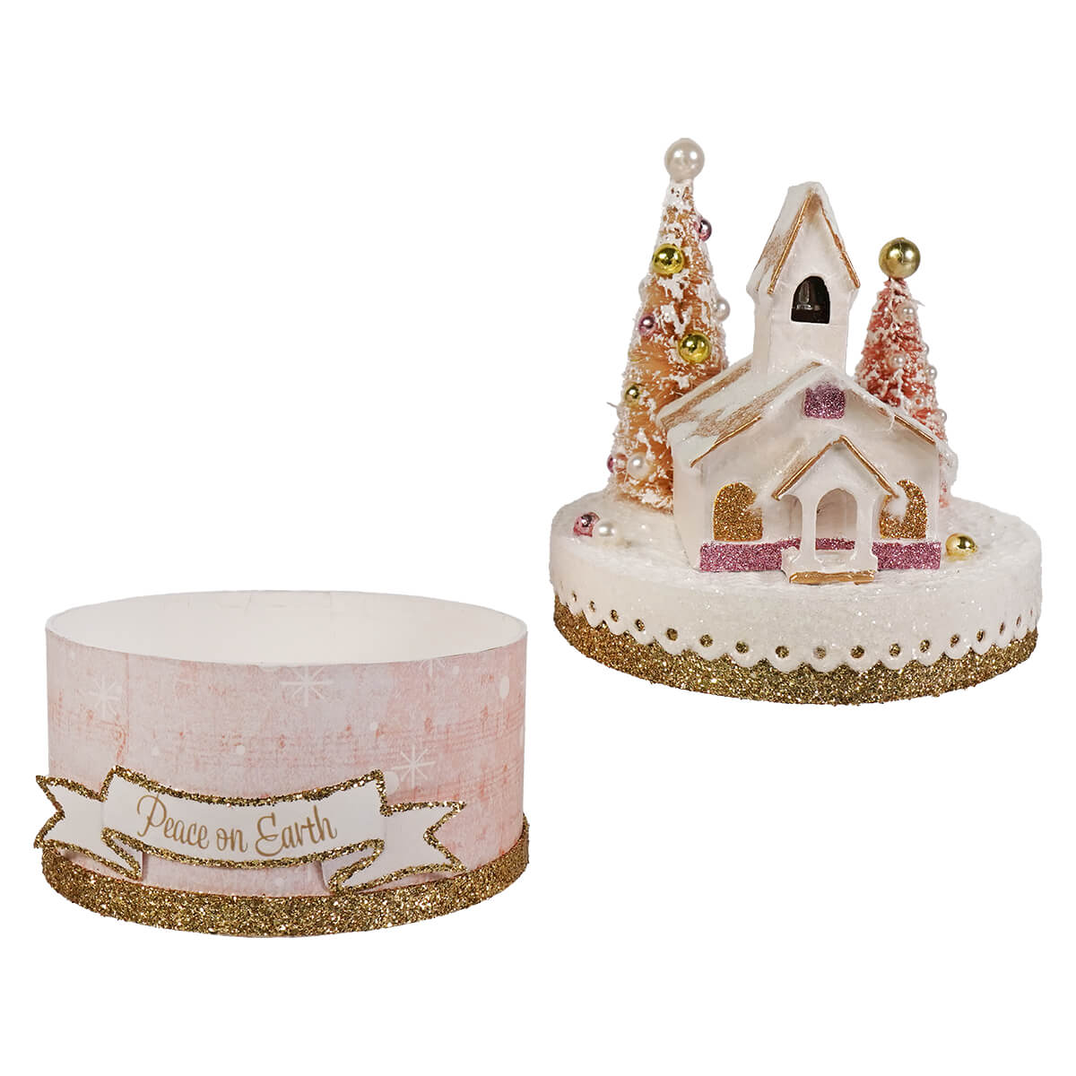 Peace on Earth Church on Box - Image 4