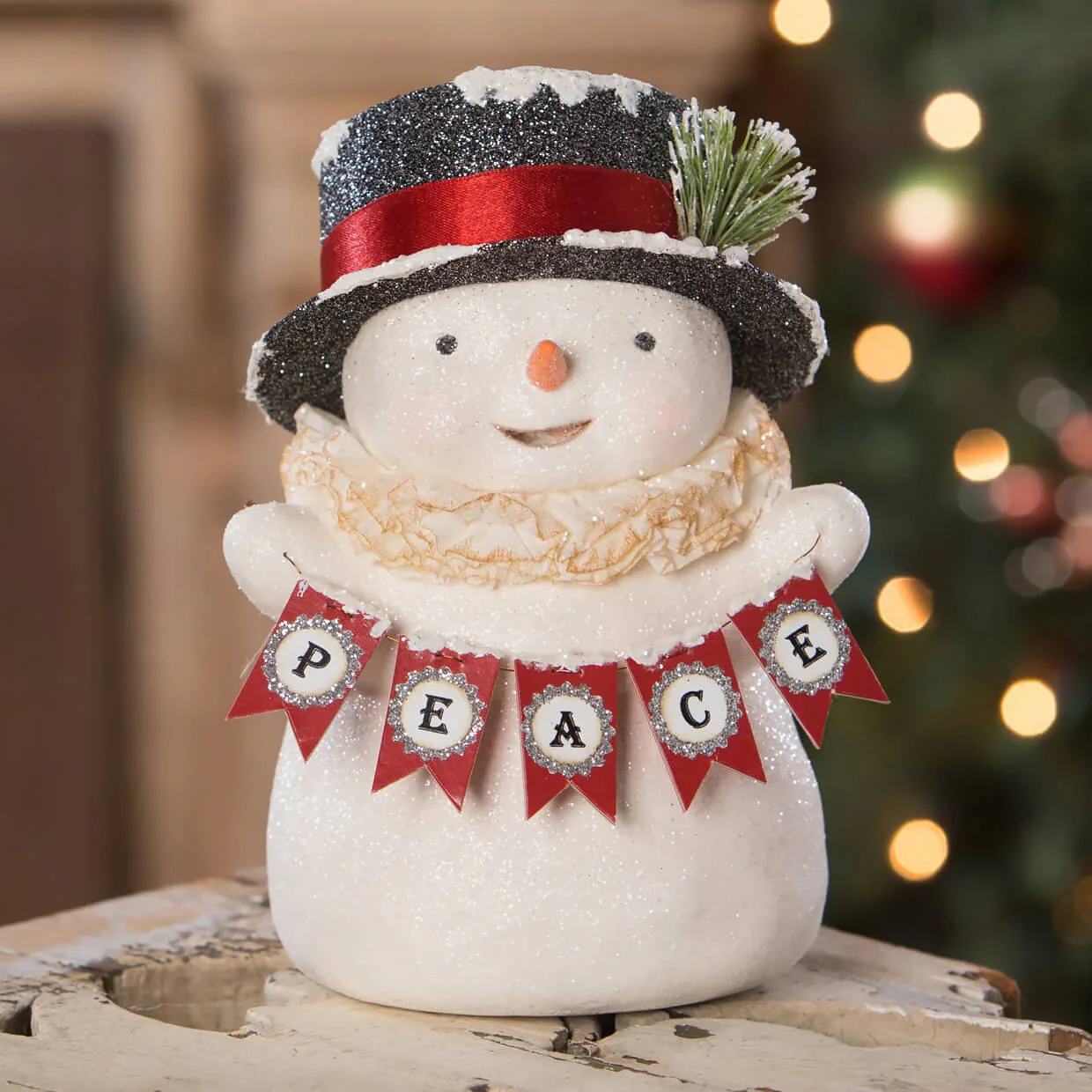 Peace Snowman With Top Hat - Image 3