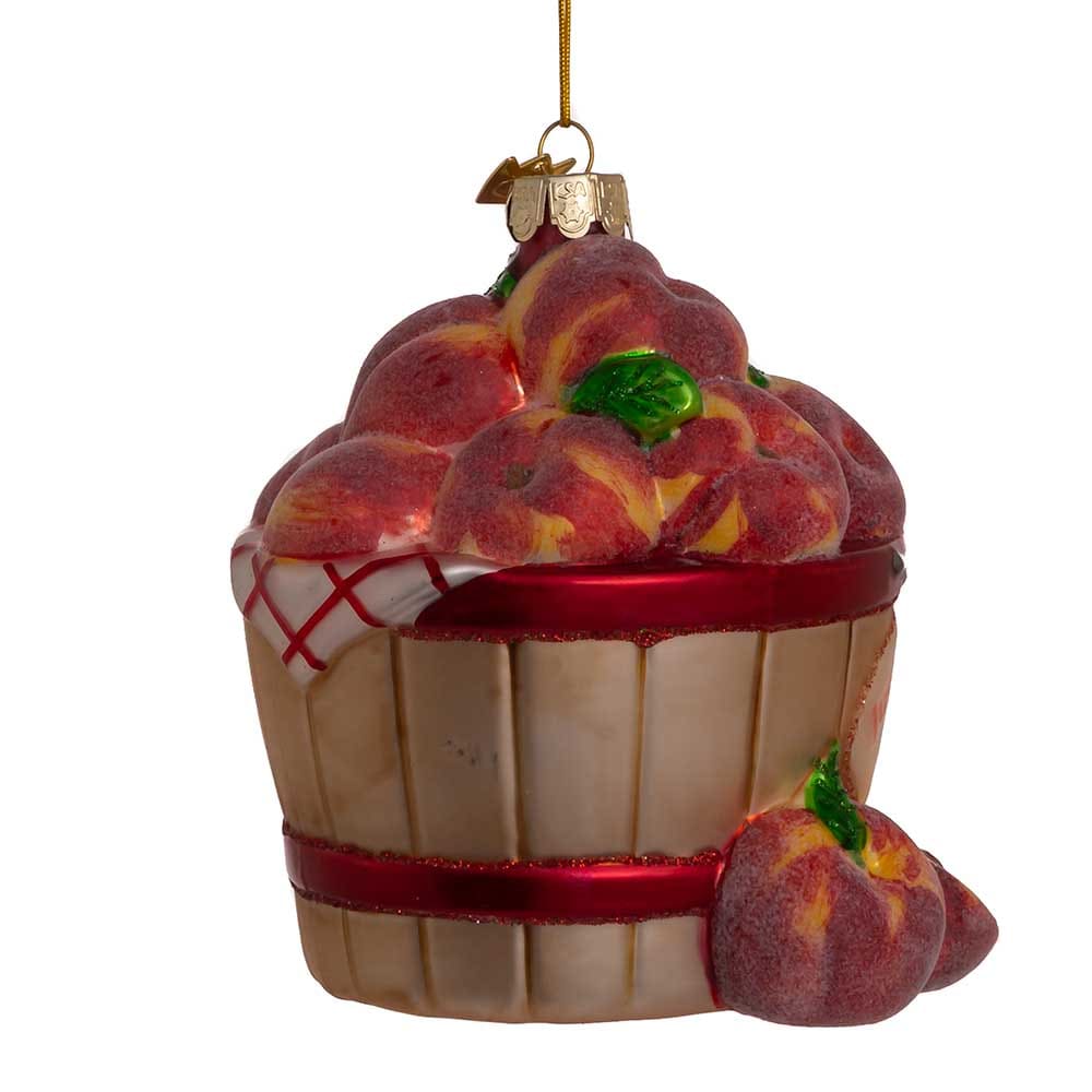 Peaches In Basket Ornament - Image 3