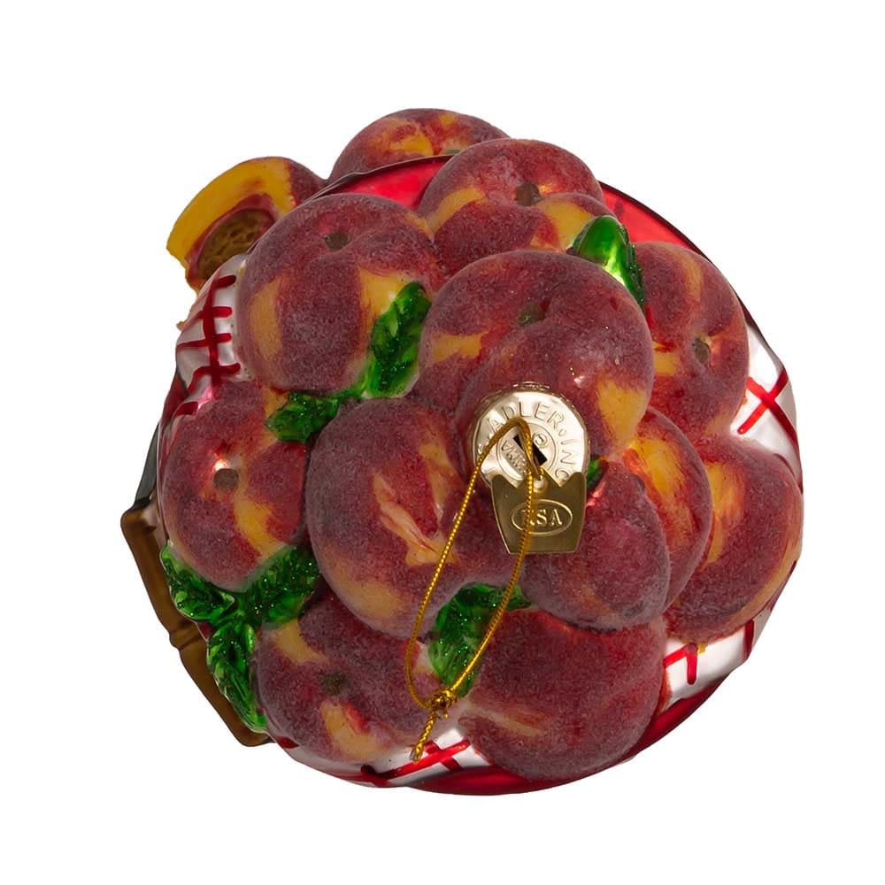 Peaches In Basket Ornament - Image 6
