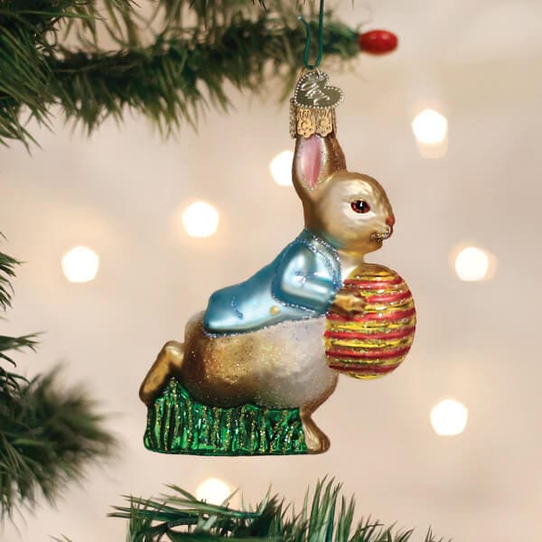 Peter Rabbit With Easter Egg Ornament - Image 4