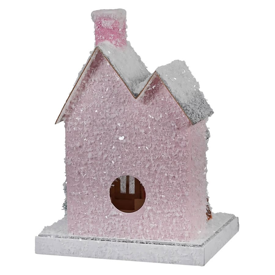 Petite Pink House With Deer - Image 2