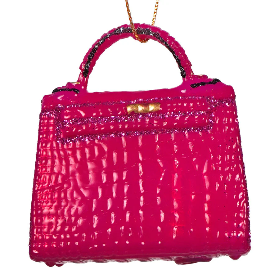 Pink Birkin Luxury Handbag Ornament - Image 3