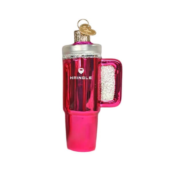 Pink Kringle Cup Ornament