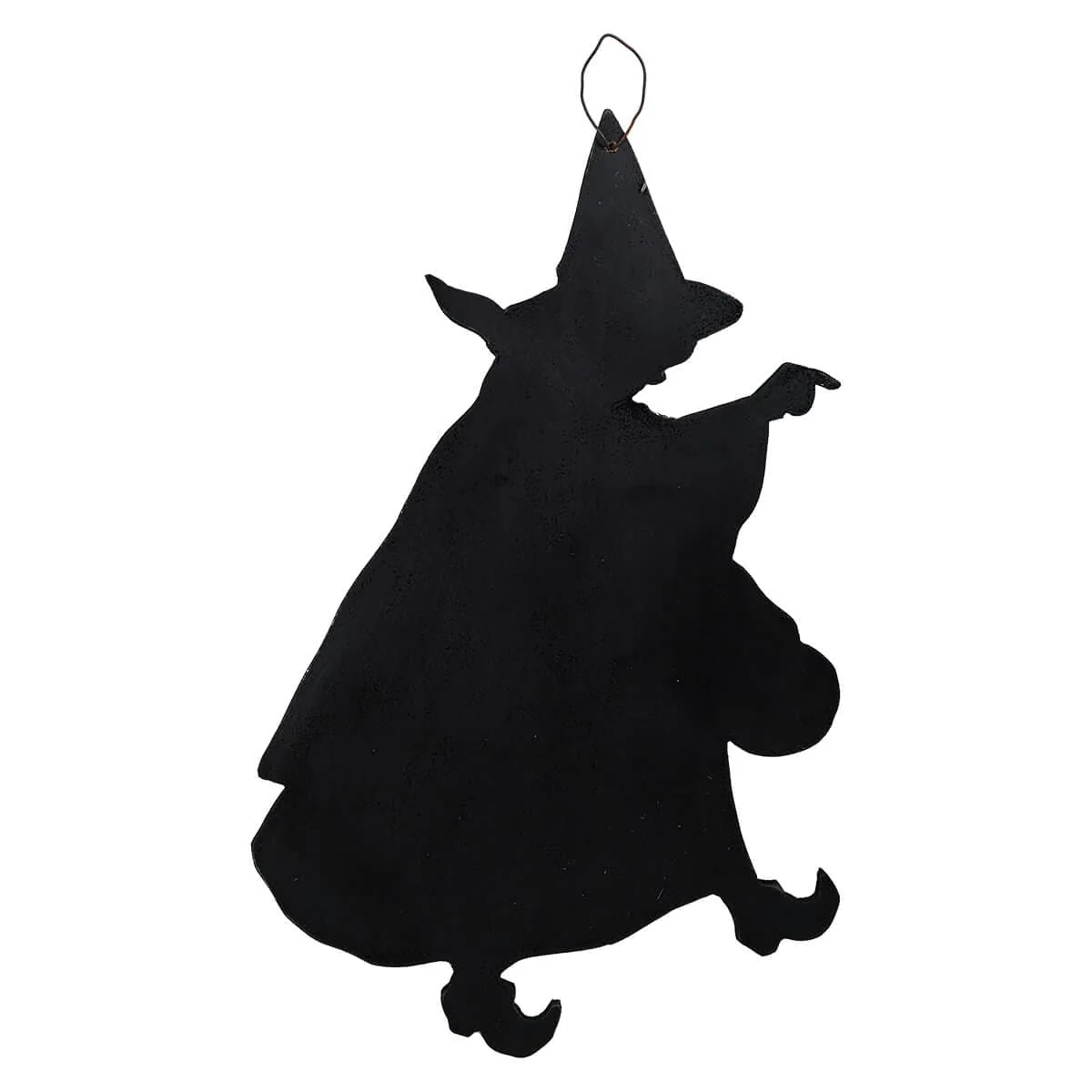 Pointing Witch Wood Cutout Hanger - Image 2