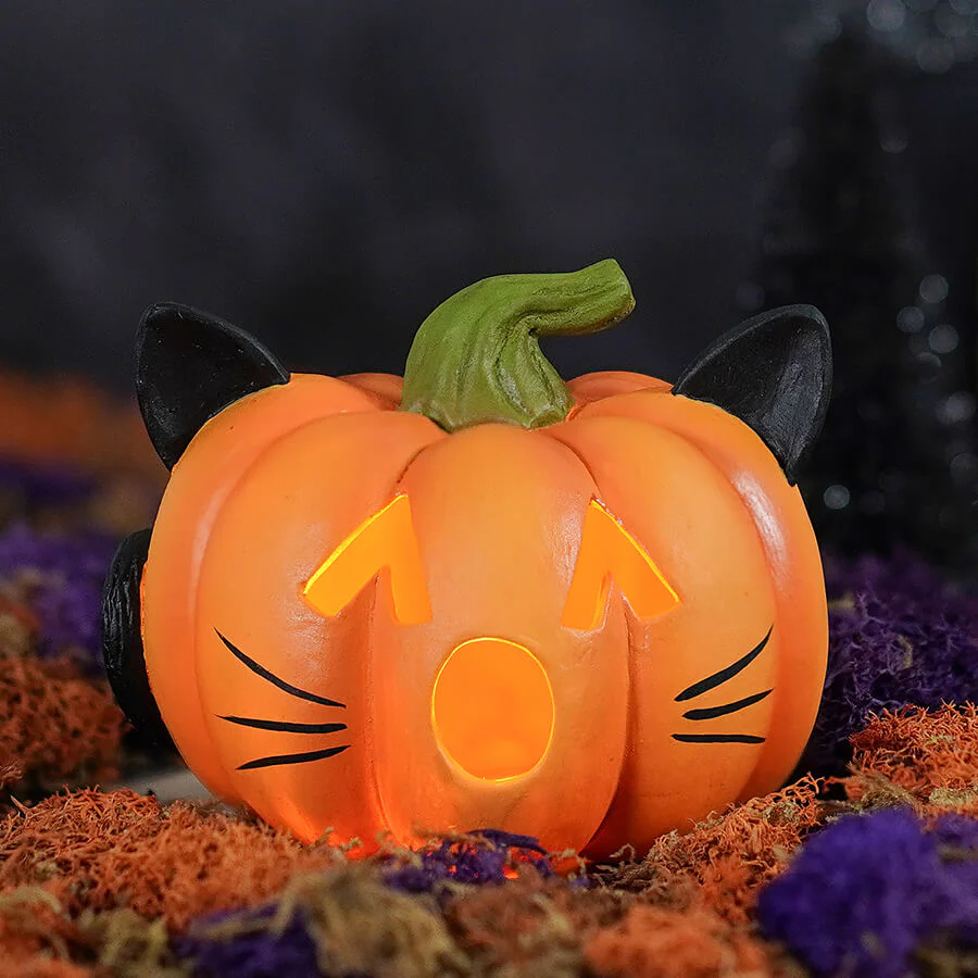Pumpkin Cat Luminary - Image 4