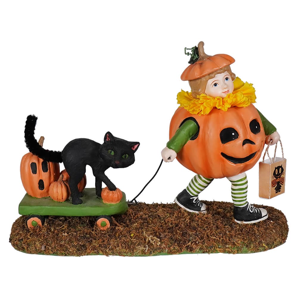 Pumpkin Paige With Wagon