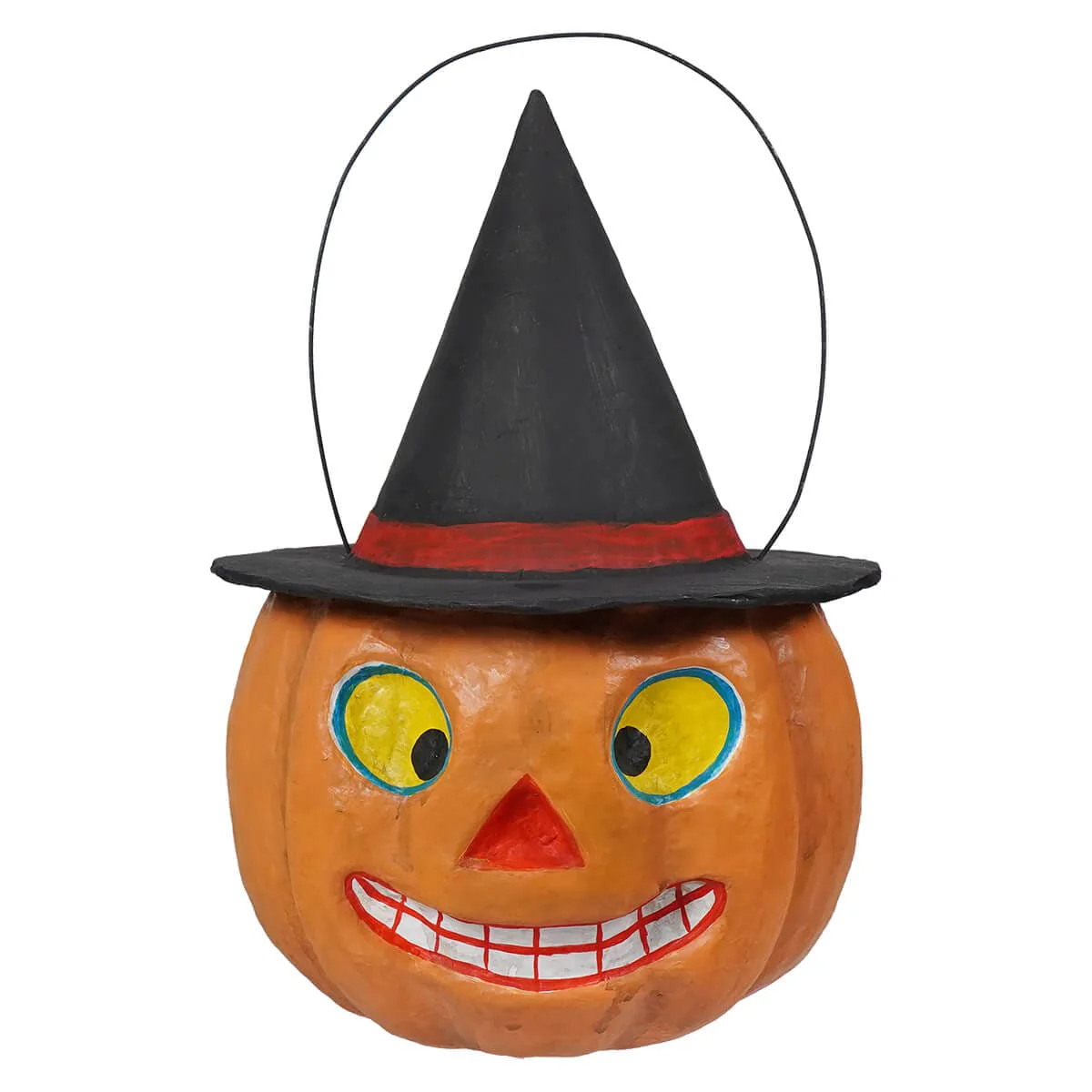 Pumpkin Witch With Handle