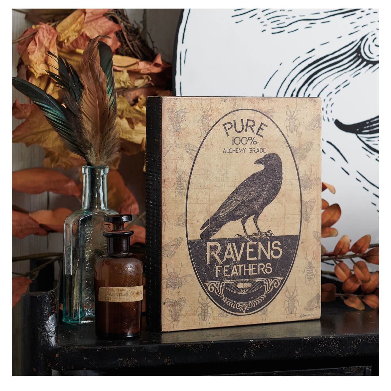Ravens Feathers Box Sign - Image 2