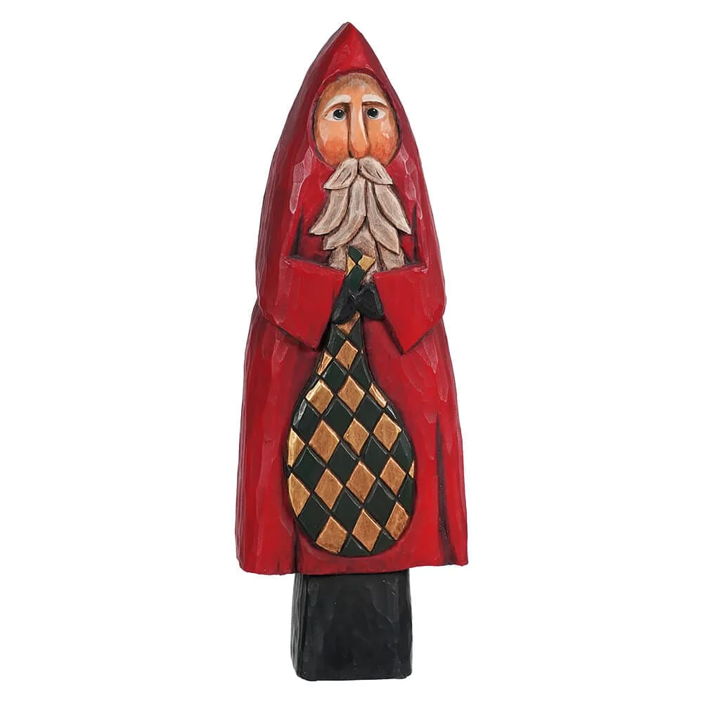 Red Diamond Gift Bag Santa
