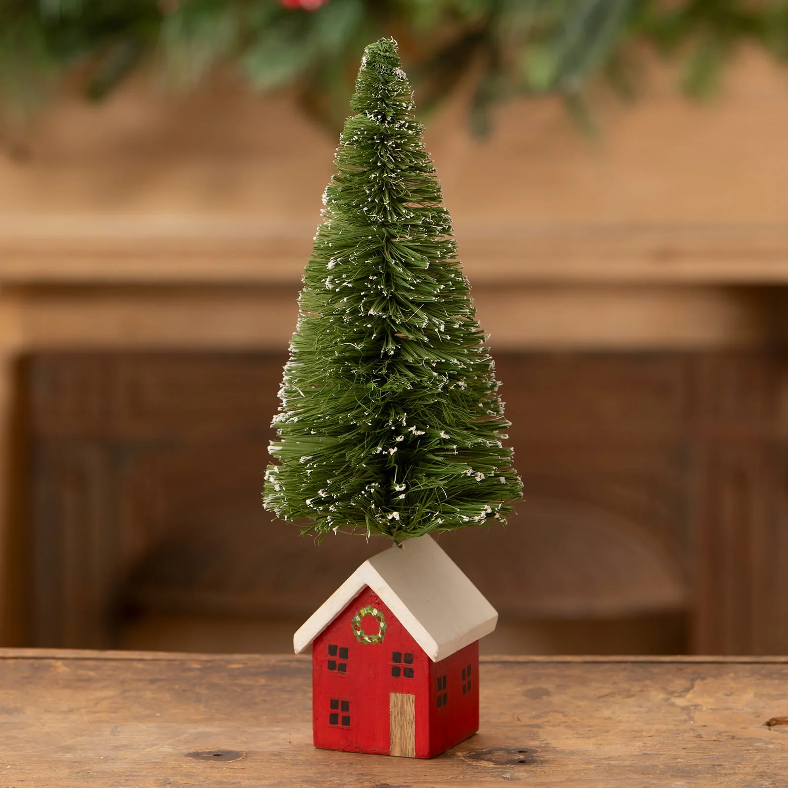 Red House Bottle Brush Tree - Image 2