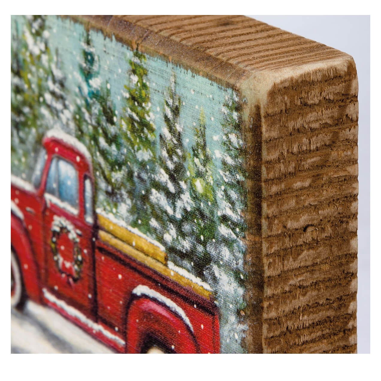Red Truck Block Sign - Image 3