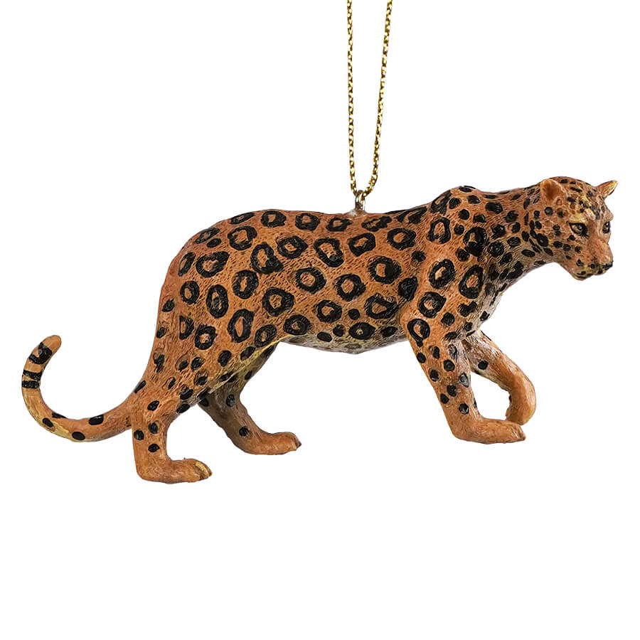 Resin Leopard Safari Animal Ornament
