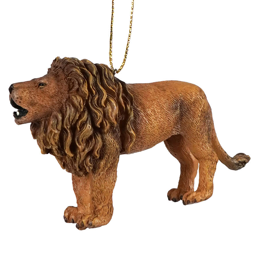 Resin Lion Safari Animal Ornament