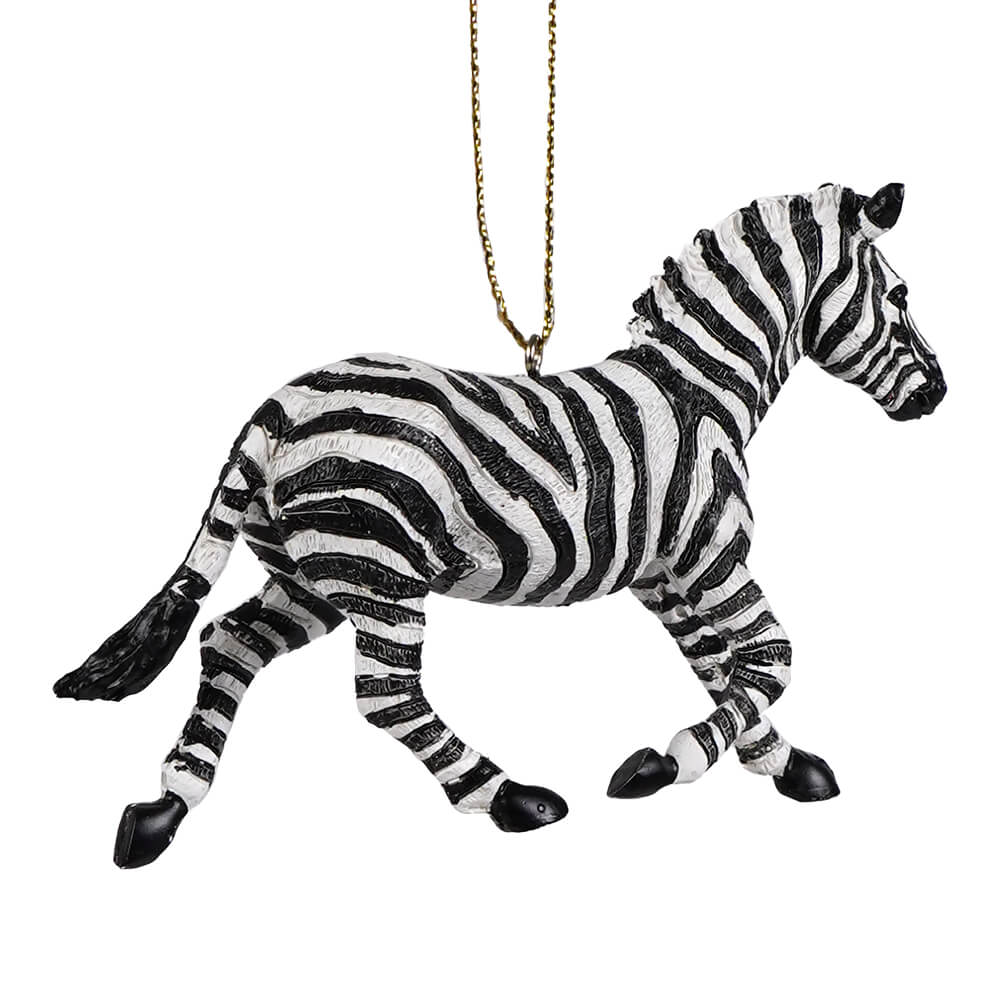 Resin Zebra Safari Animal Ornament - Image 2