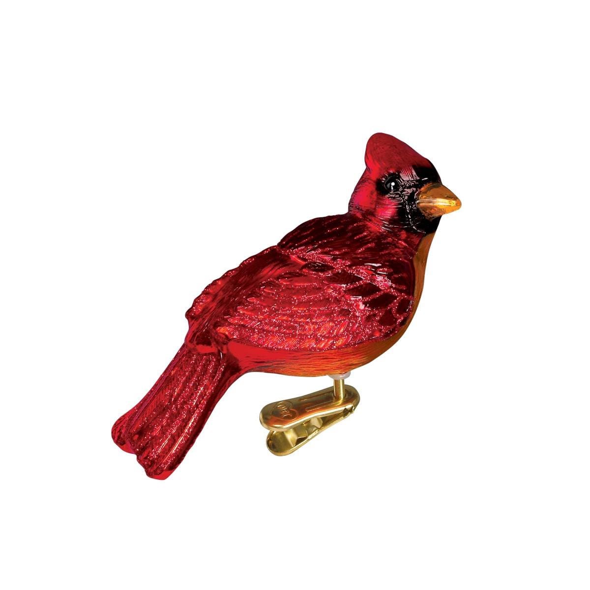 Resting Cardinal Clip-On Ornament