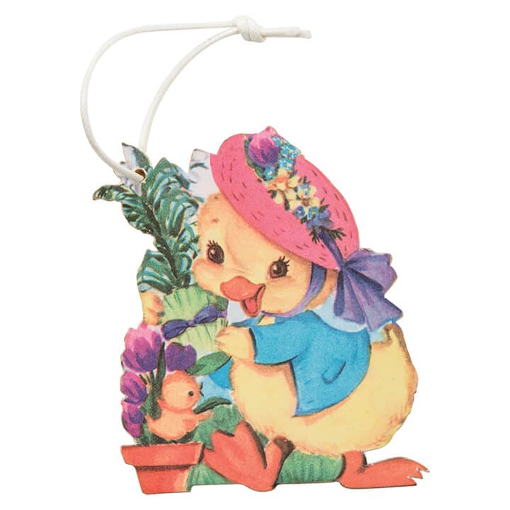 Retro Magnetic Easter Holiday Tag Ornaments Set/4 - Image 4