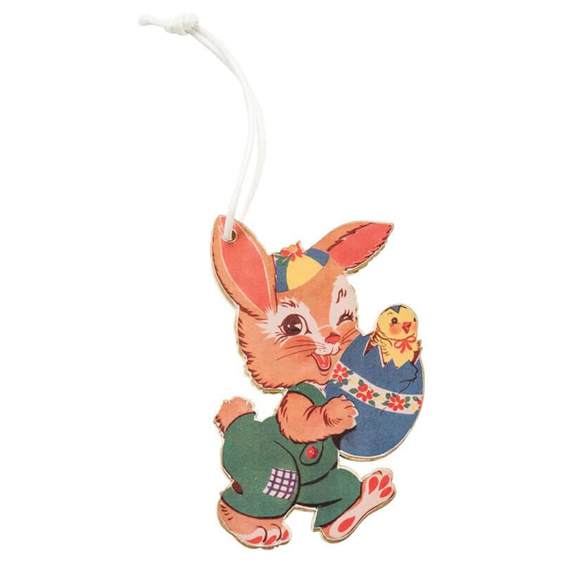 Retro Magnetic Easter Holiday Tag Ornaments Set/4 - Image 5