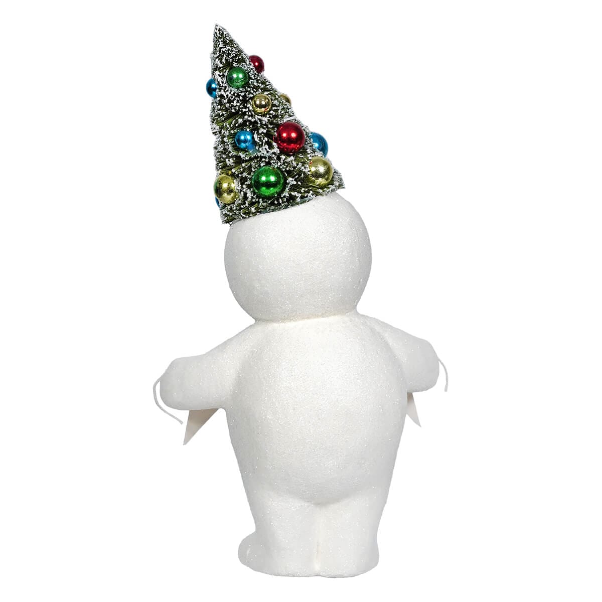 Retro Merry Snowman With Tree - Image 3