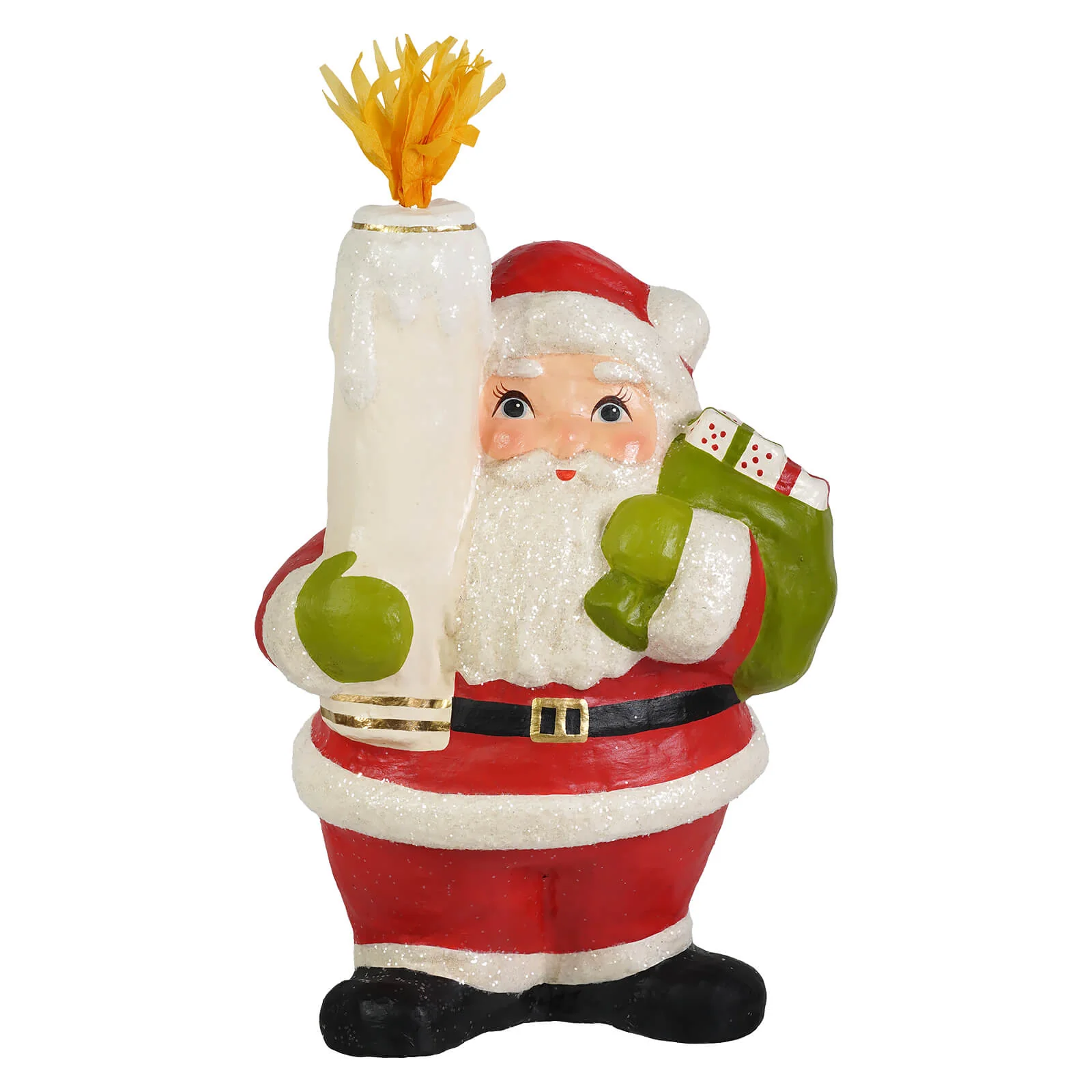 Retro Santa With Candle