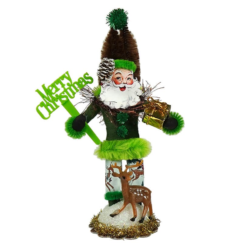Retro Woodland Santa Fancy Pants Figure