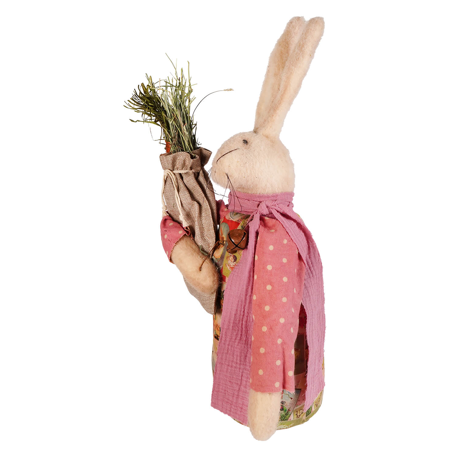 Rosamund Rabbit with Pink Scarf - Image 2
