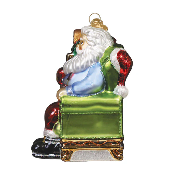 Santa At Hearth Ornament - Image 3