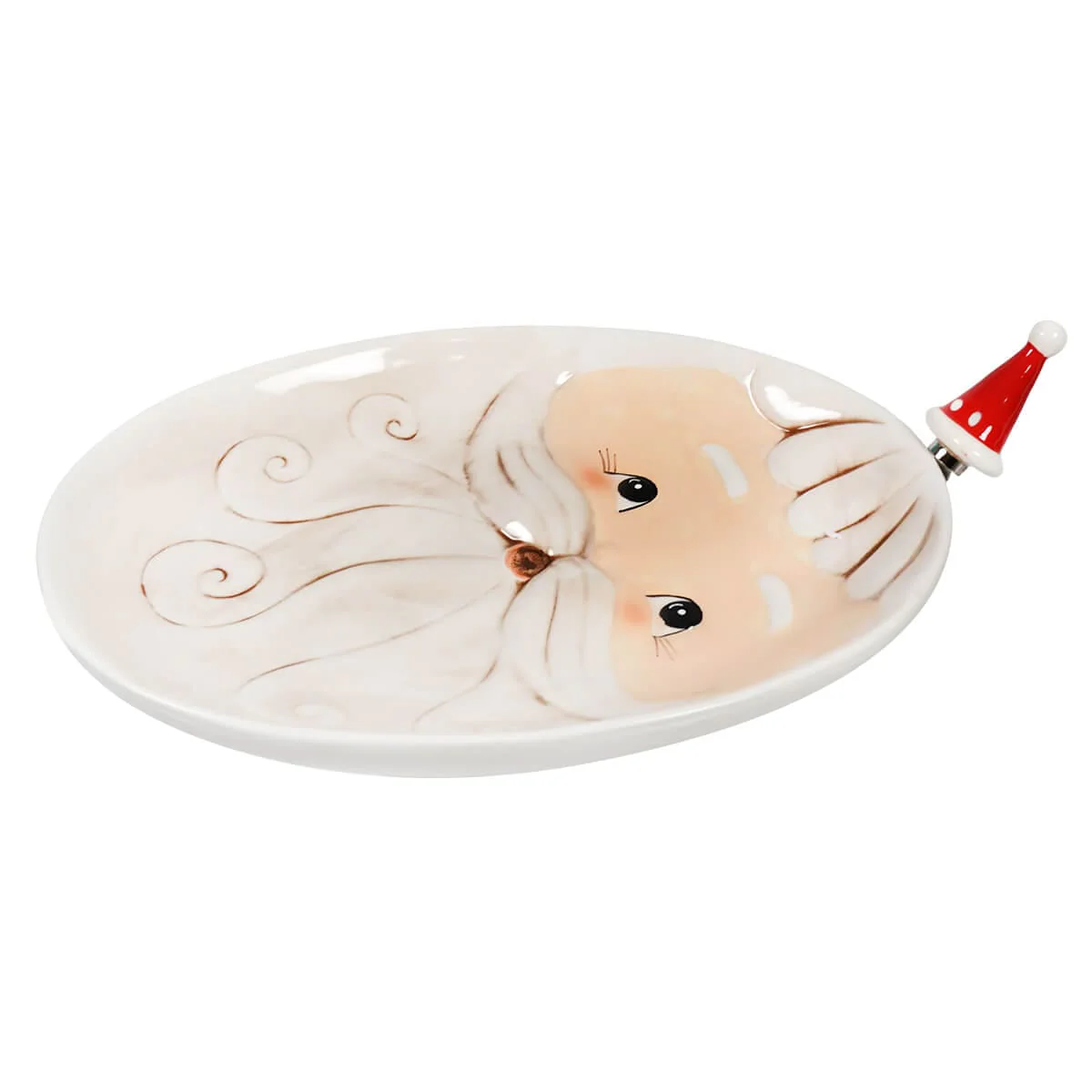 Santa Hat Platter w/Spreader - Image 3