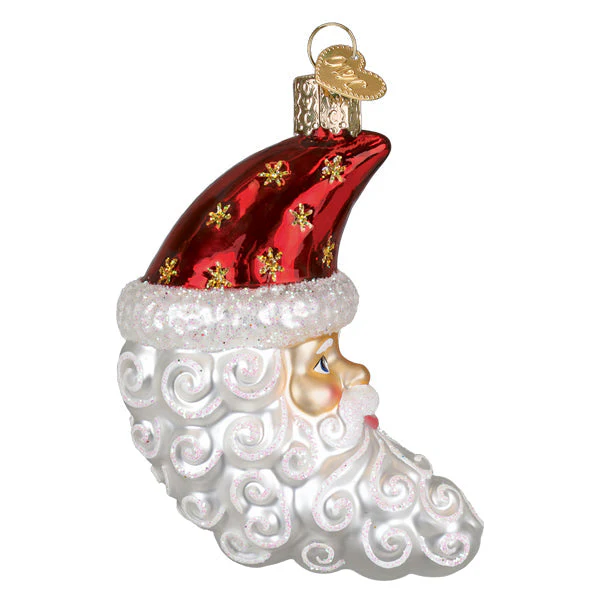 Santa Moon Ornament - Image 2
