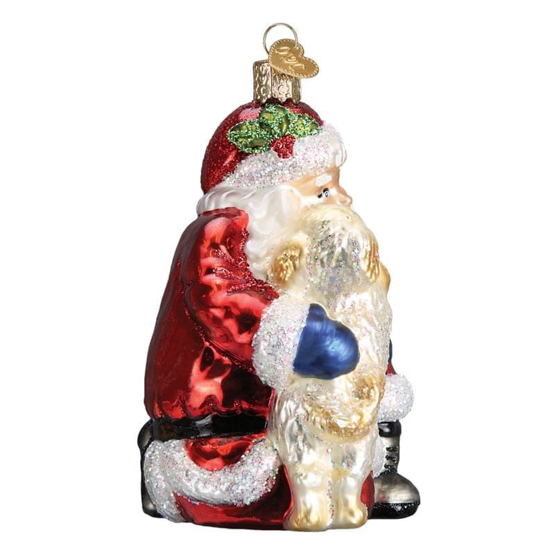 Santa's Puppy Love Ornament - Image 3