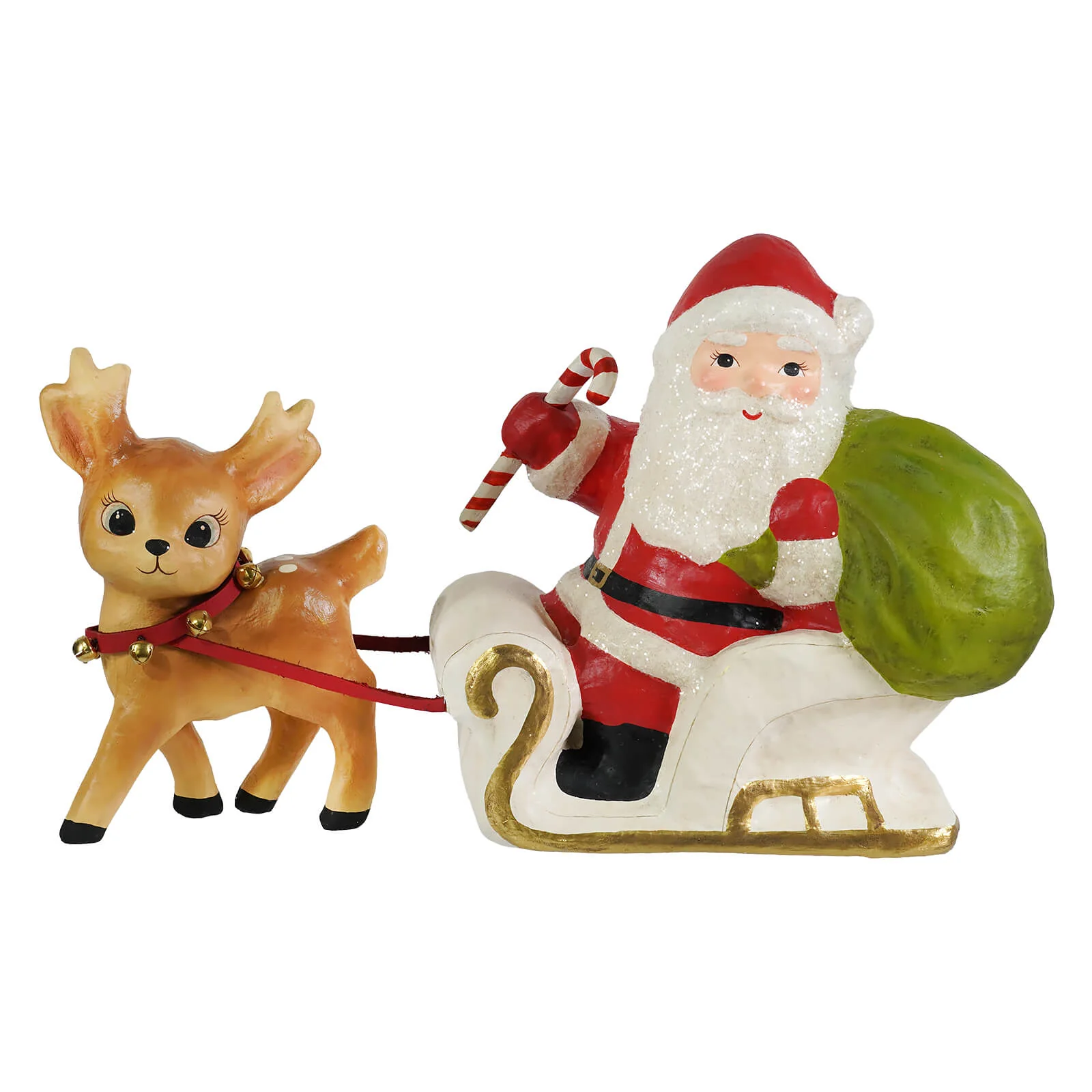 Santa's Reindeer And Sleigh