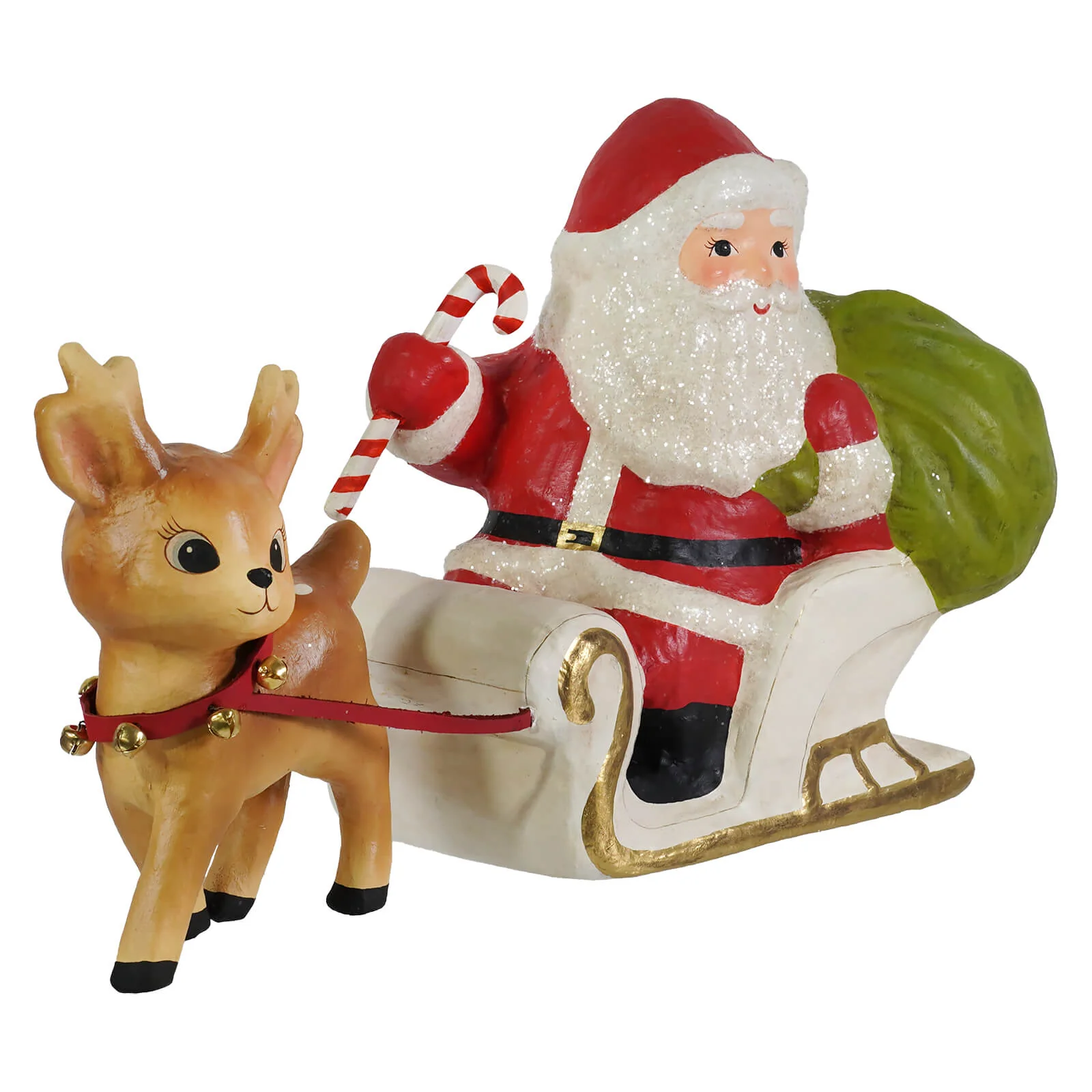 Santa's Reindeer And Sleigh - Image 2