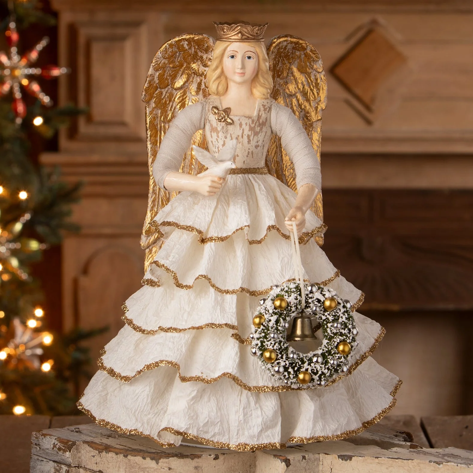 Santo's Angel With Paper Skirt - Image 4