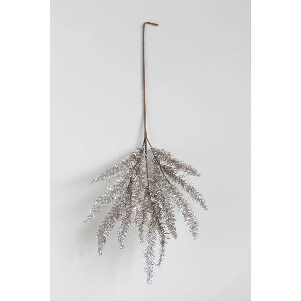 Silver Finish Tinsel Sprays Set/2 - Image 2